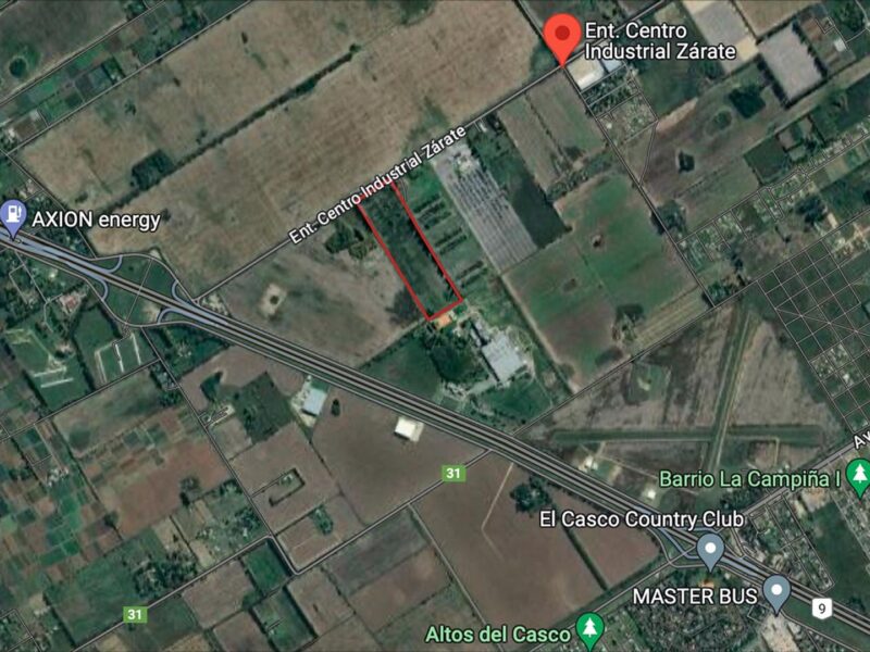 Entrada Centro Industrial Zárate - Campo VENTA - CAMPO en ZÁRATE