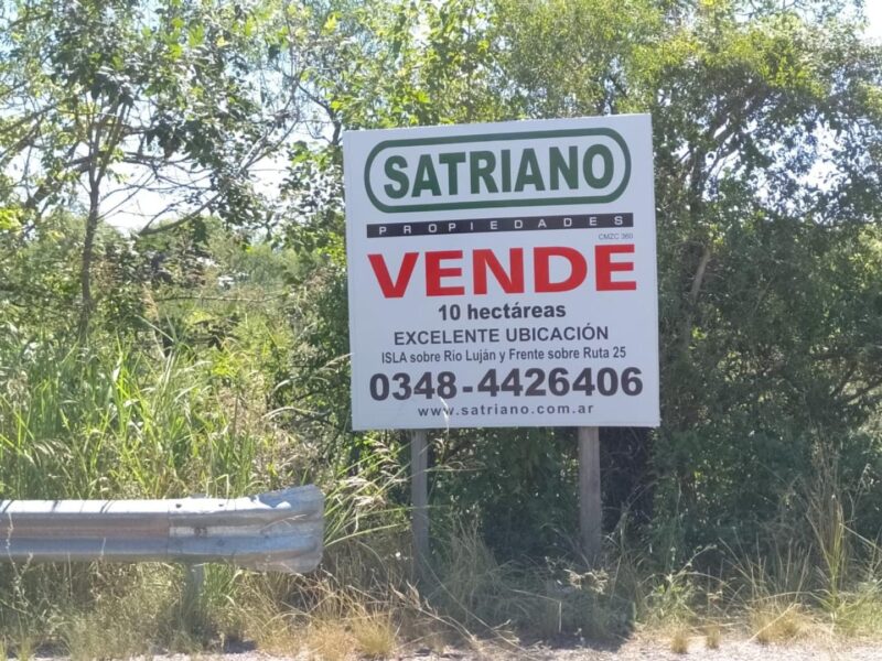 Ruta 25 Y Río Luján - Campo ISLA EN VENTA SOBRE RUTA 25