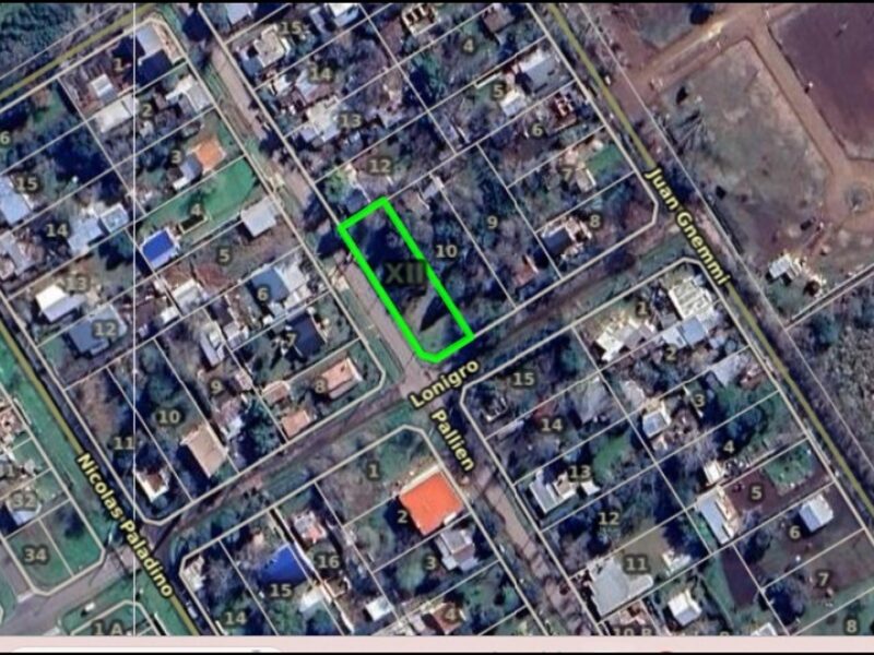 Eustaquio Vallier - Terreno TERRENO EN VENTA