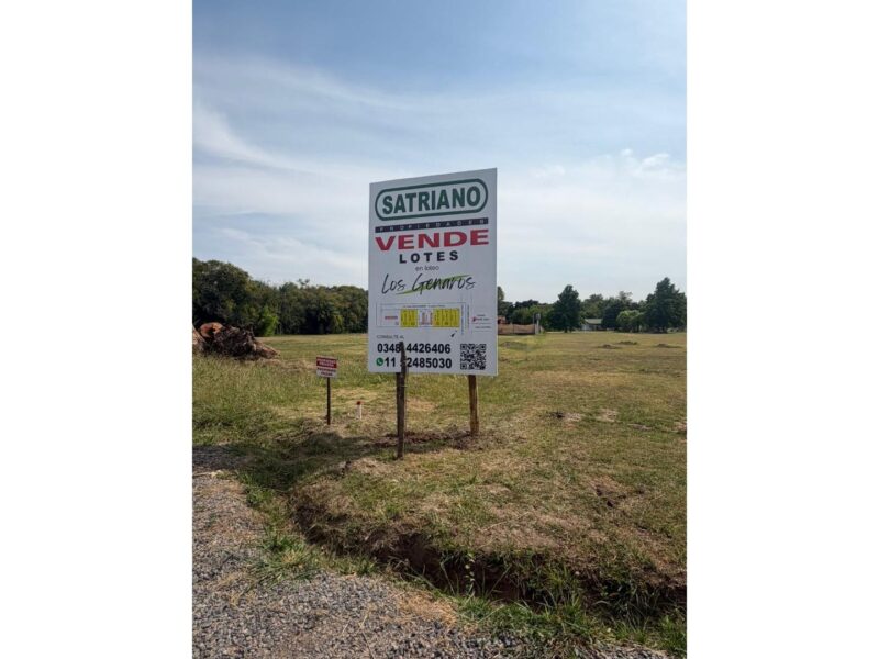 Aguaribay - Terreno LOTEO "LOS GENAROS"